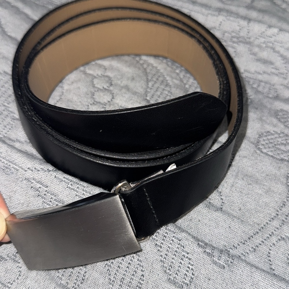 Banana Republic Black Leather Belt Men’s XL Dress Casual Vintage